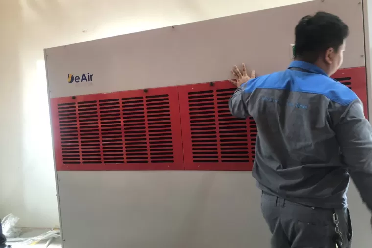 Máy hút ẩm chịu nhiệt DeAir.RE-1200H _Sự lựa chọn của các công ty sản xuất sản phẩm từ mây tre